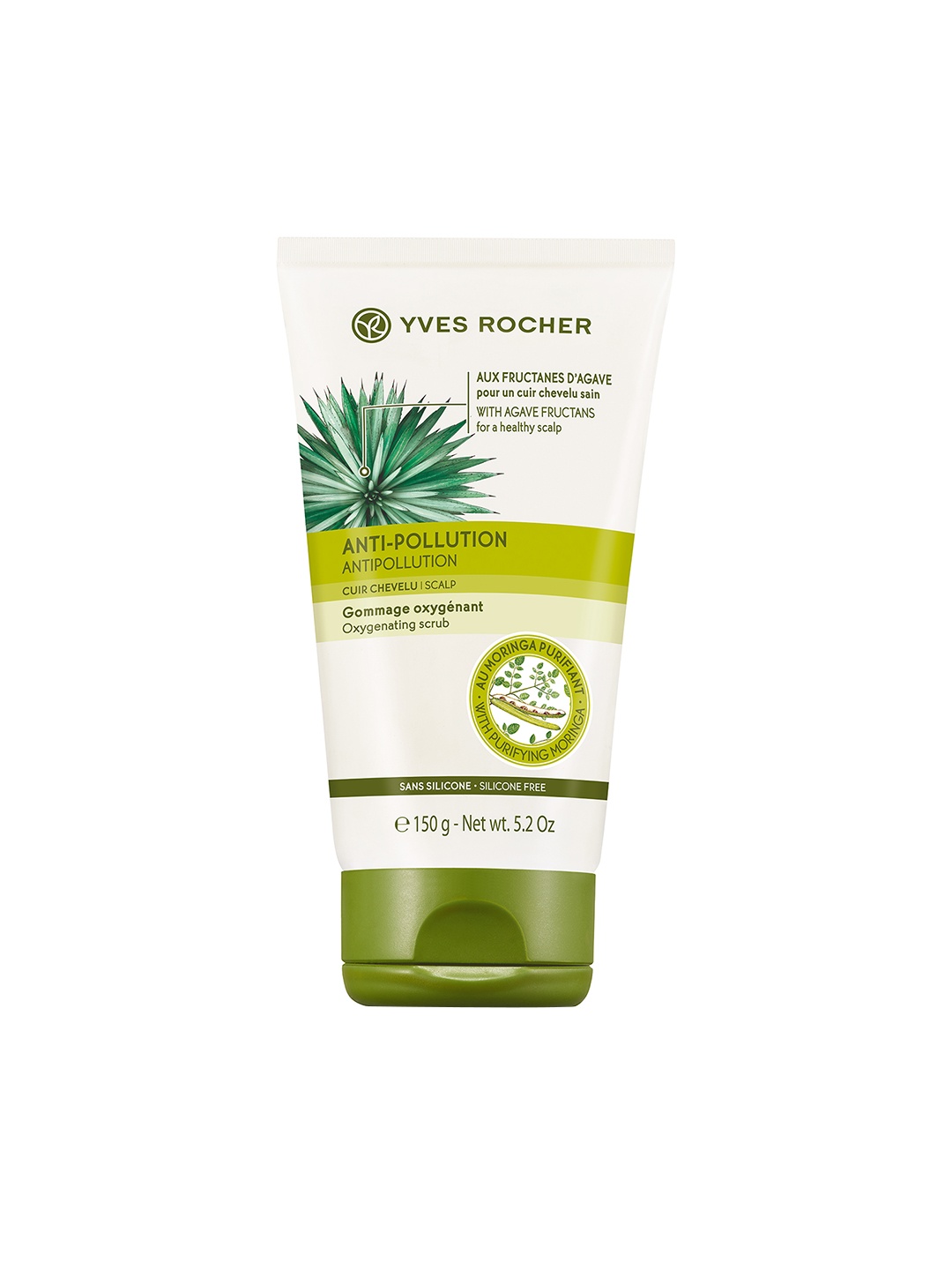

Yves Rocher Anti-Pollution Oxygenating Scrub 150 ml, White