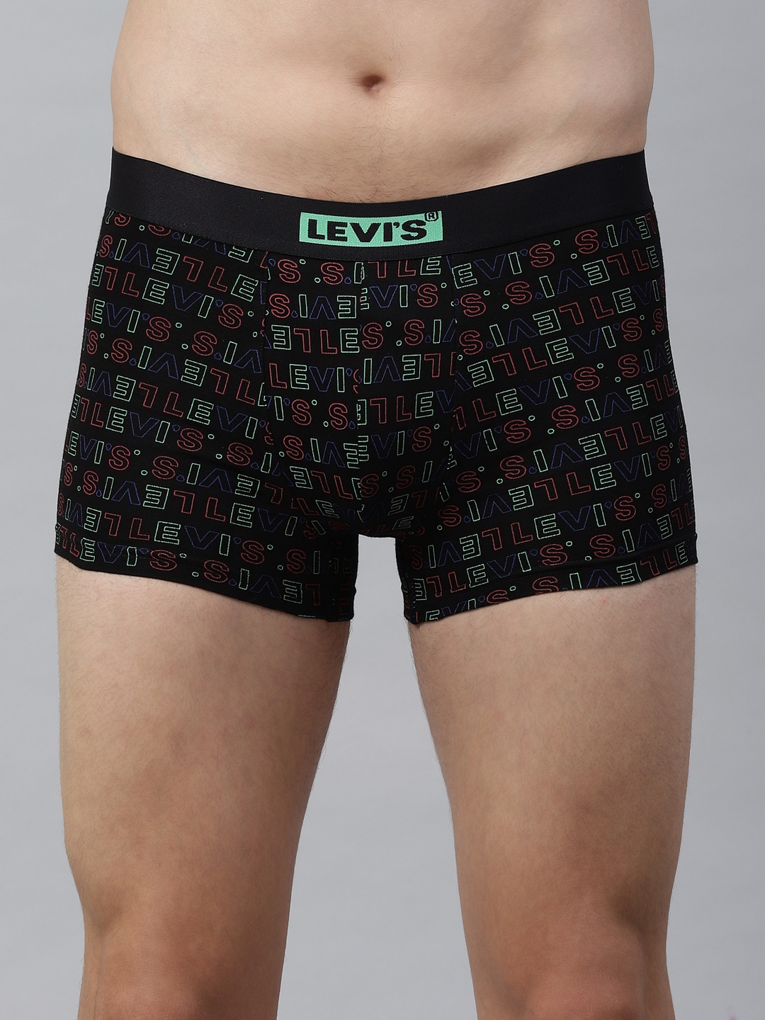 

Levis Men Black & Green Printed Trunks 022-TRUNK-BLK/SODA