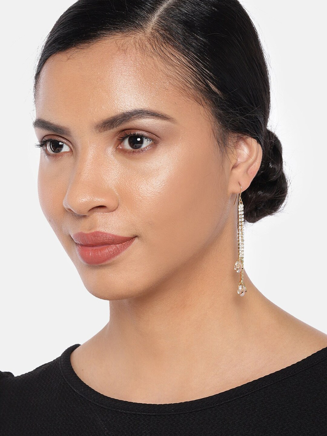 

Ayesha Gold-Toned Contemporary Drop Earrings