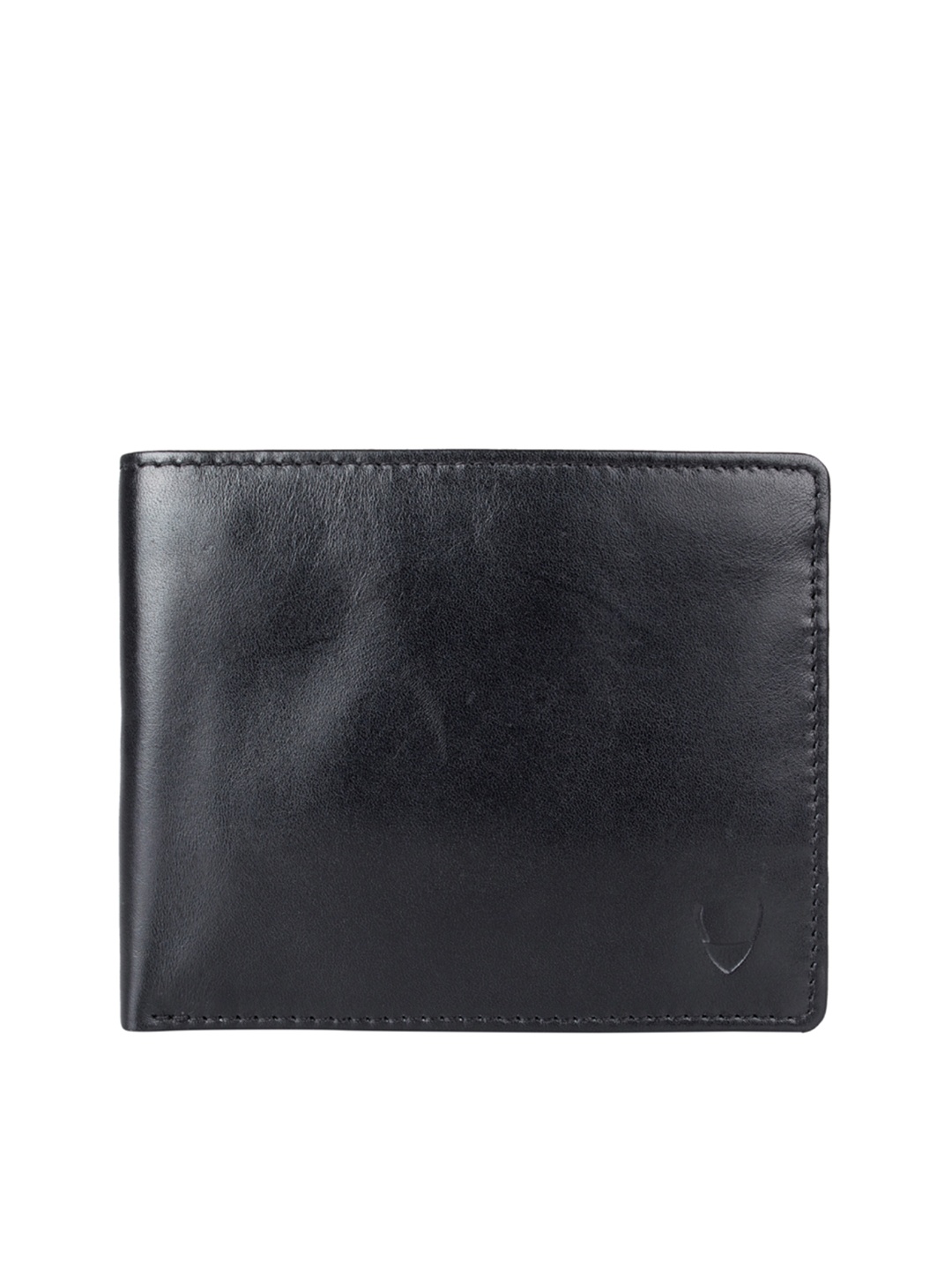 

Hidesign Men Black Solid Leather Two Fold Wallet