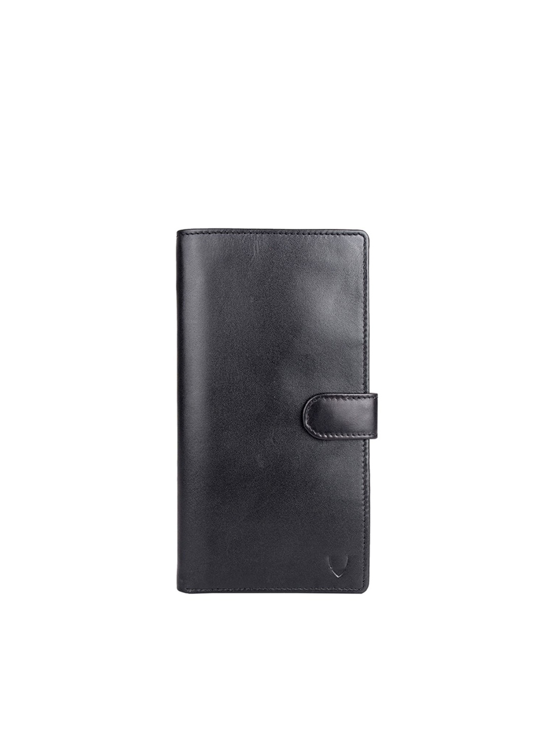 

Hidesign Men Black Solid Leather Two Fold Wallet