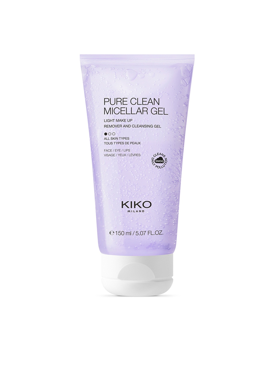

KIKO MILANO Women Pure Clean Micellar Cleansing Gel 150ml, Lavender