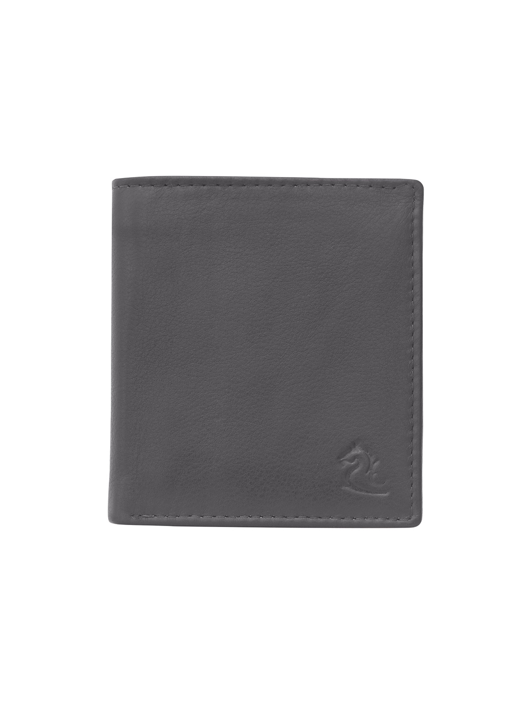 

Kara Men Dark Brown Leather Solid Two Fold Wallet