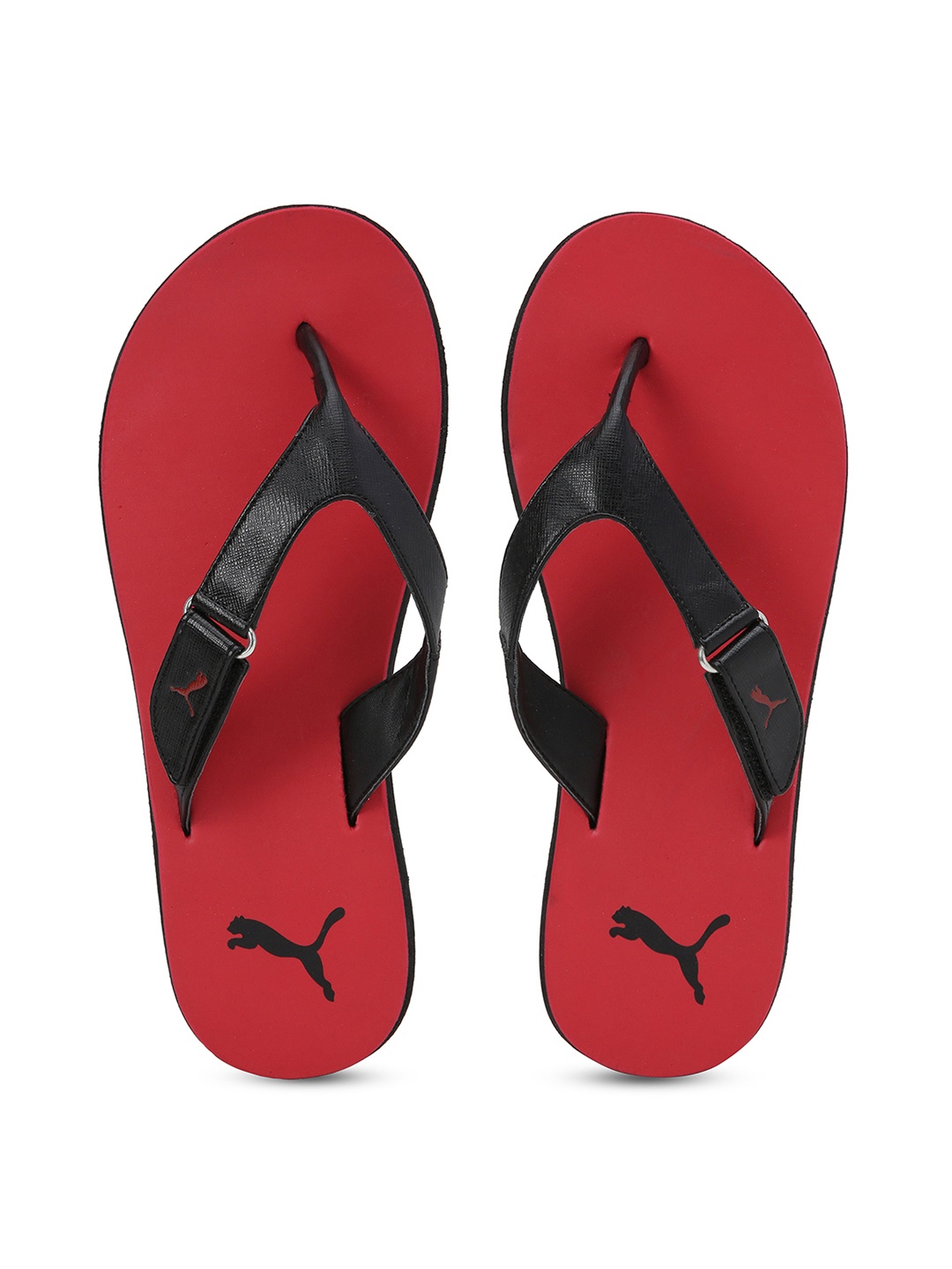 

Puma Men Red Black Printed Breeze 2.0 Flip Flops