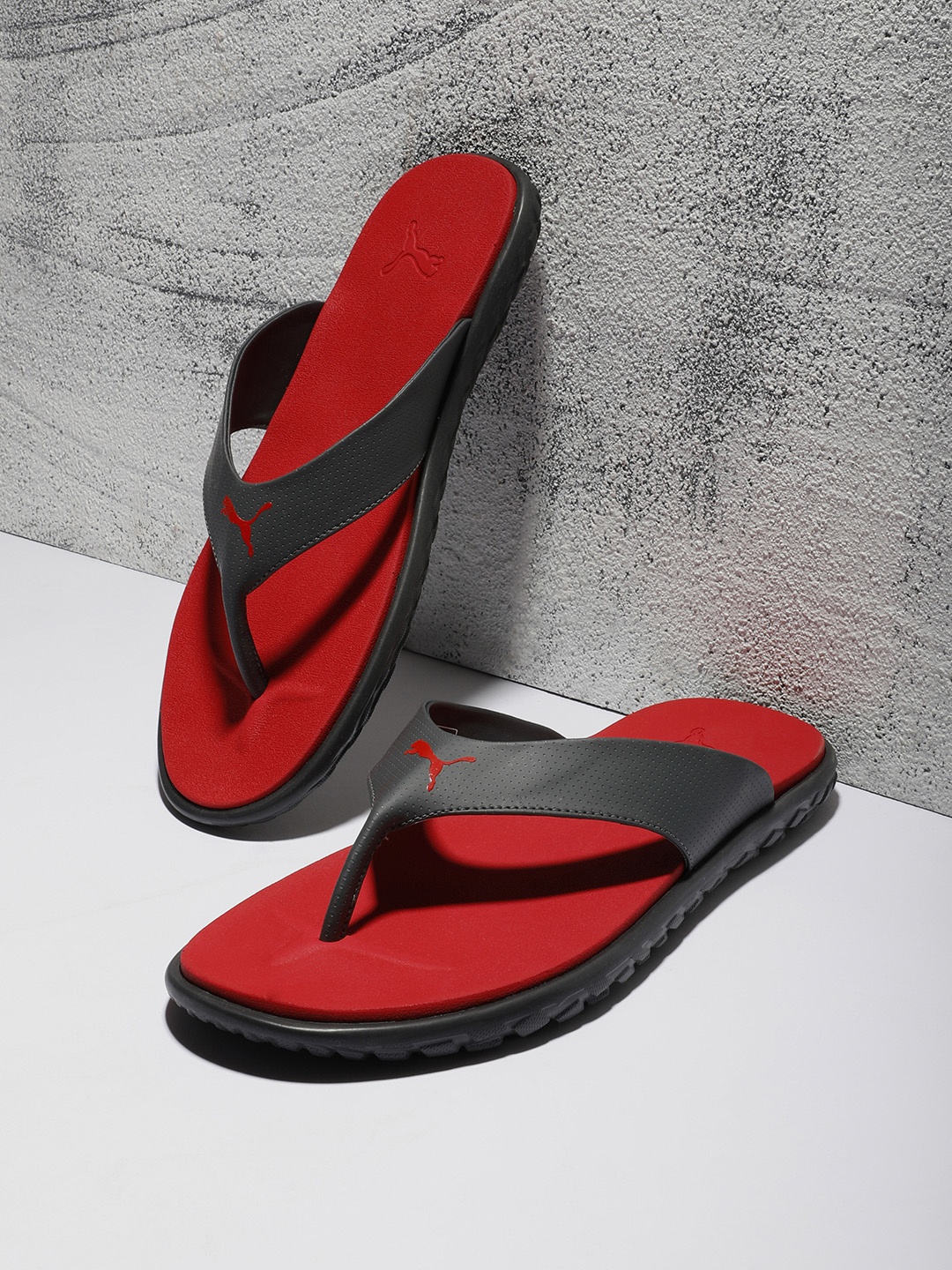 

Puma Unisex Red Galaxy Comfort IDP Flip Flops