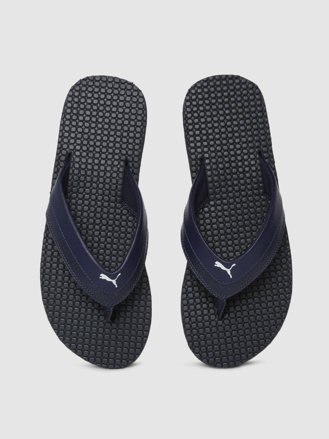 

Puma Men Navy Blue Solid Shiatsu Thong Flip-Flops