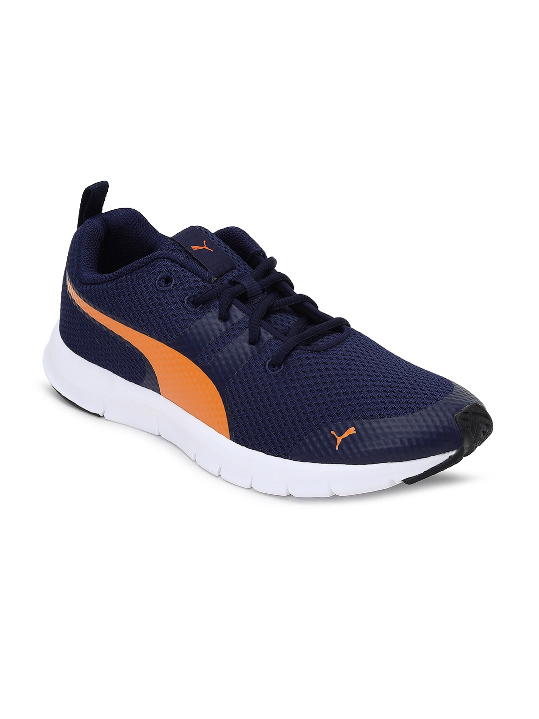 

Puma Unisex Navy Blue Orange Fuser Sneakers