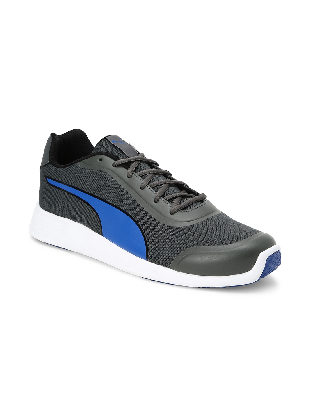 

Puma Men Grey & Blue Colourblocked Sneakers