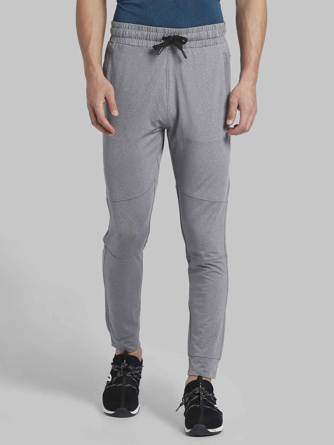 

Parx Men Grey Solid Track Pants