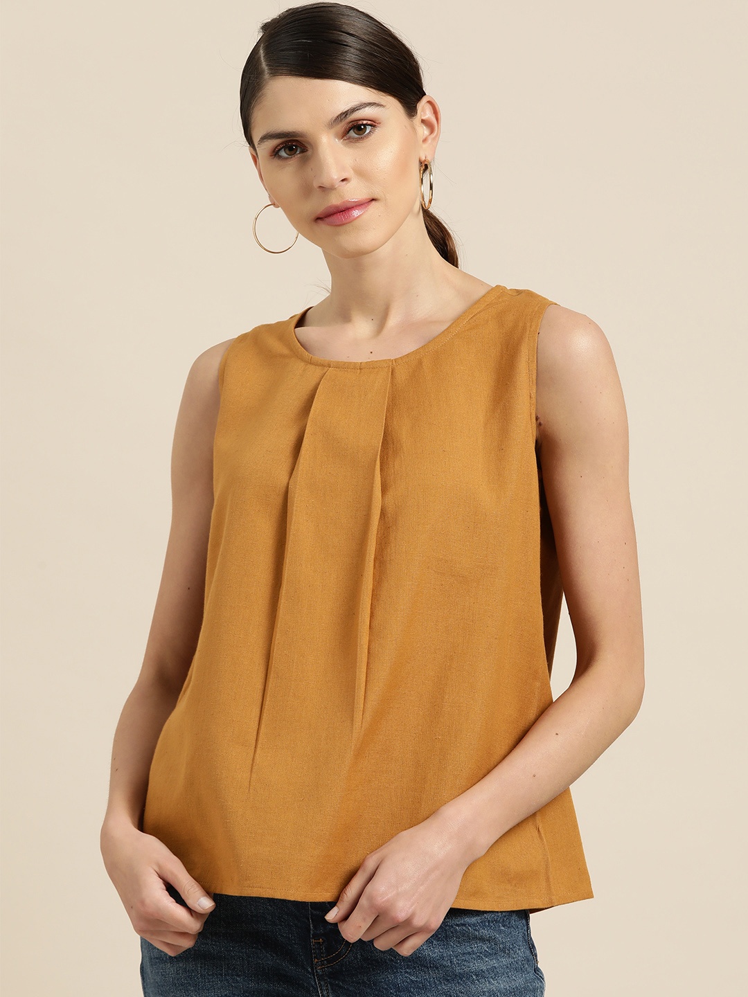 

Shae by SASSAFRAS Women Brown Solid Top