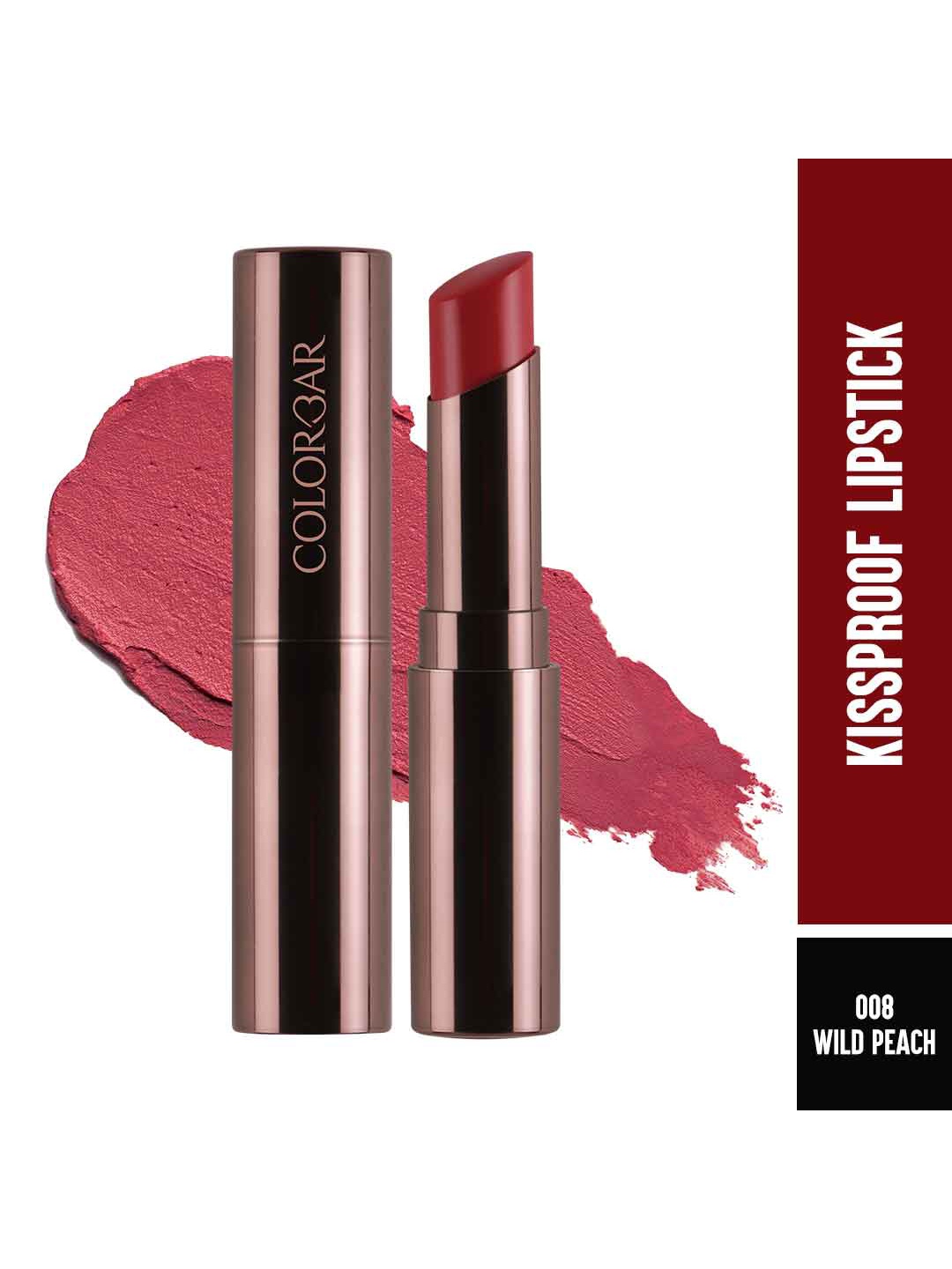 

Colorbar Kissproof Transfer-Proof Single Stroke Lipstick - Wild Peach 008