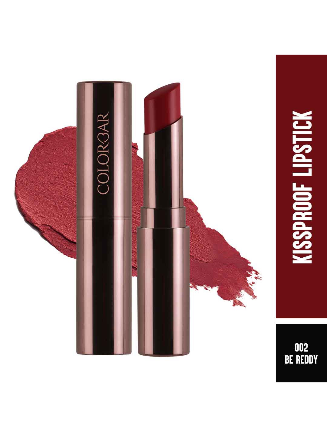 

Colorbar Kissproof Transfer-Proof Single Stroke Lipstick 3 g - Be Reddy 002, Pink