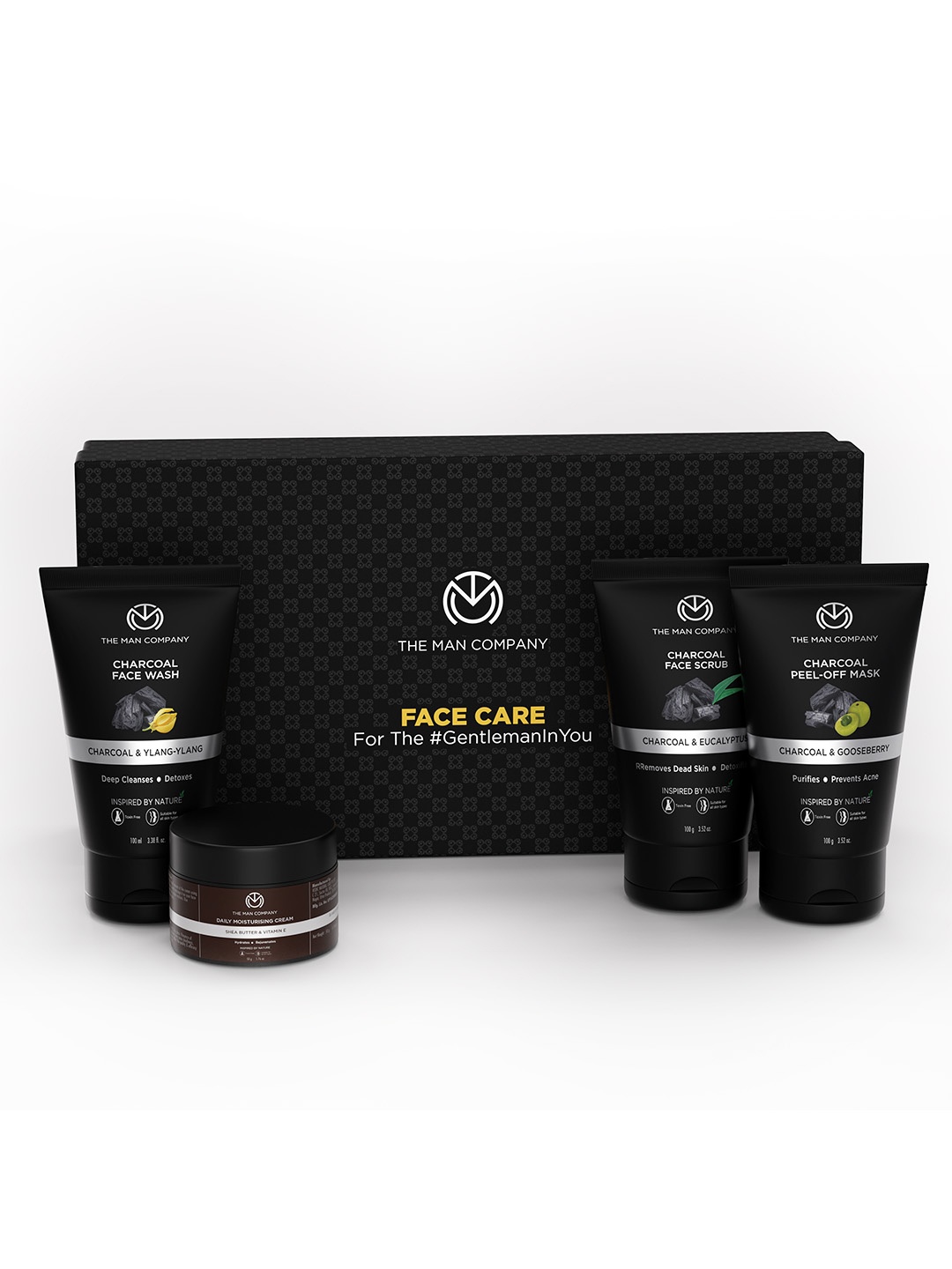 

THE MAN COMPANY Face Care Grooming Gift Set, Black