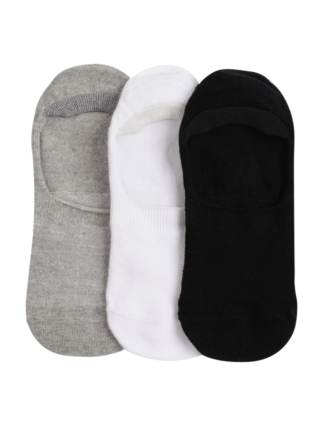 

Jack & Jones Men Pack of 3 Solid Shoe Liners, Black