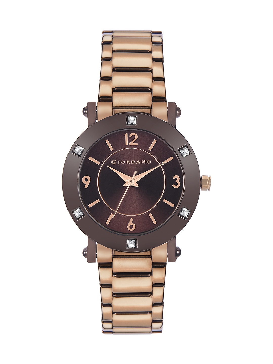 

GIORDANO Women Brown Analogue Watch