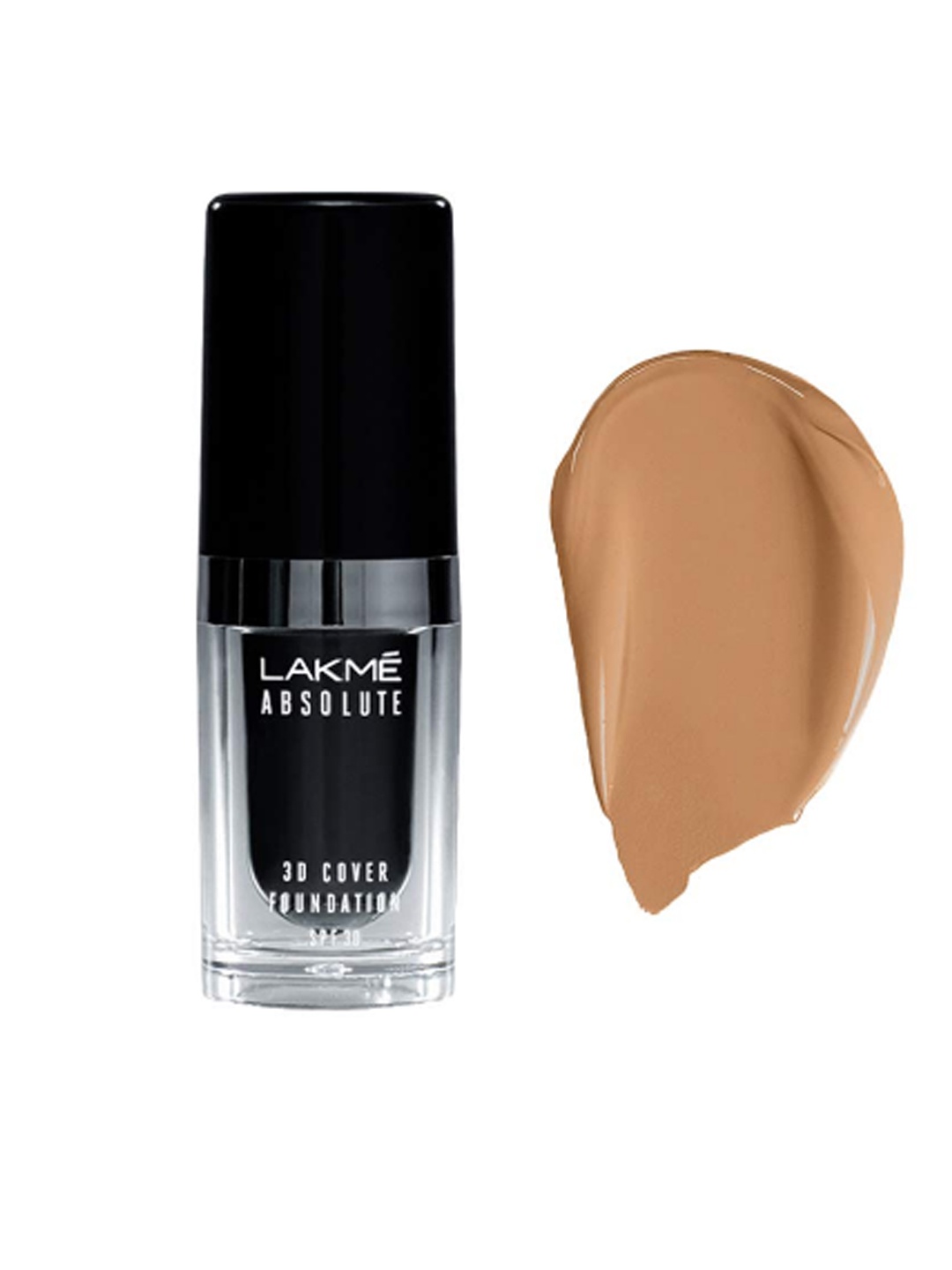 

Lakme Absolute 3D Cover SPF 30 Foundation- Cool Walnut C380, Beige