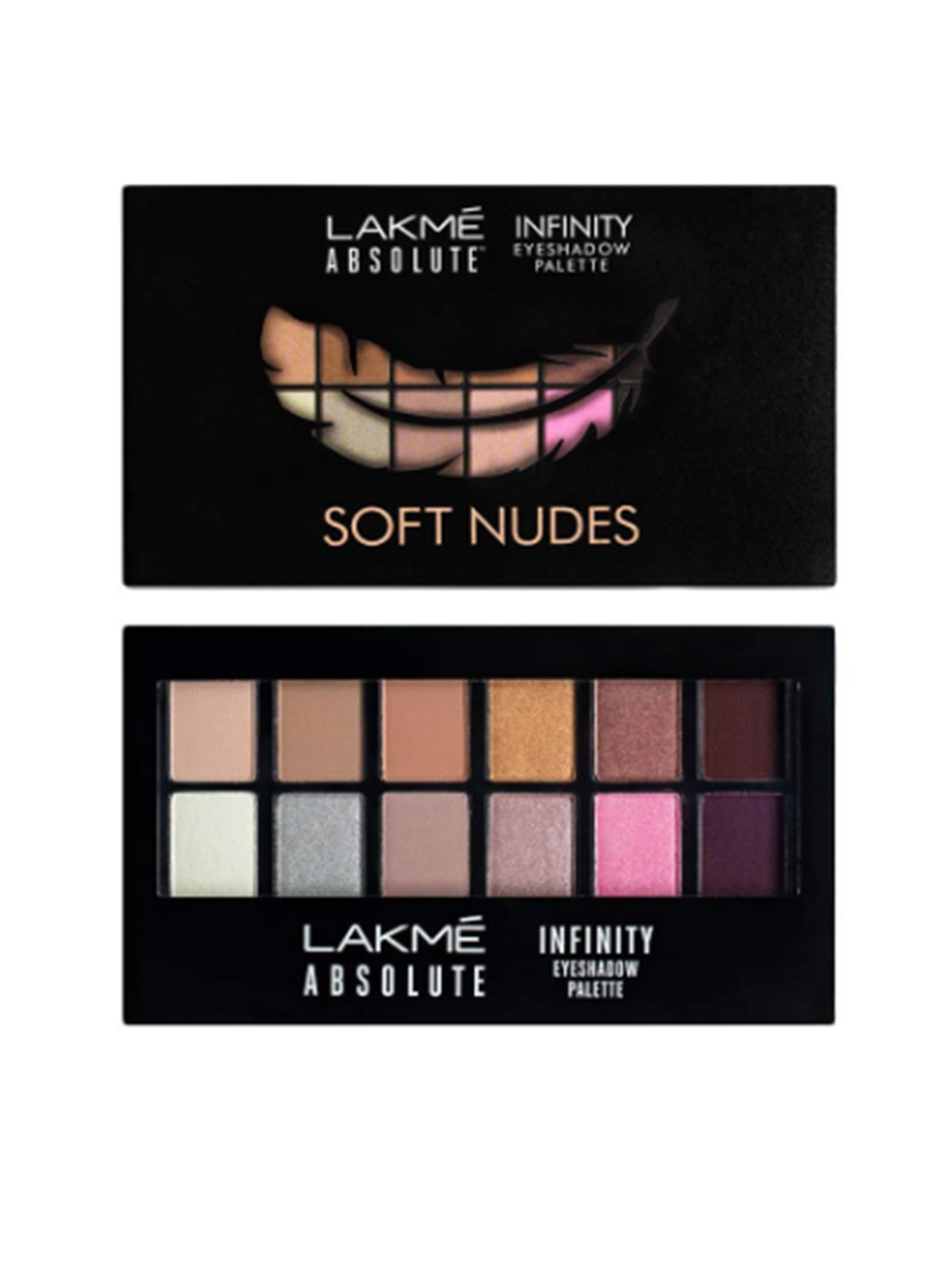 

Lakme Absolute Infinity Eye Shadow Palette - Soft Nudes, Multi