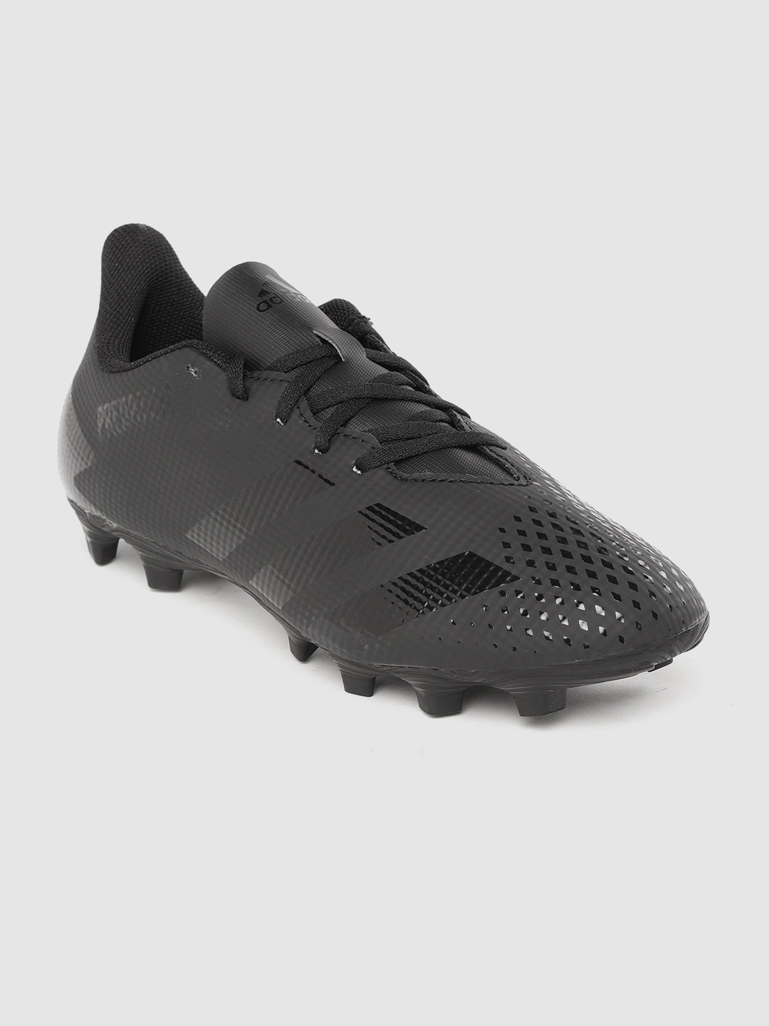 

ADIDAS Men Black Printed Predator 20.4 Fixed Ground Cleats Football Shoes