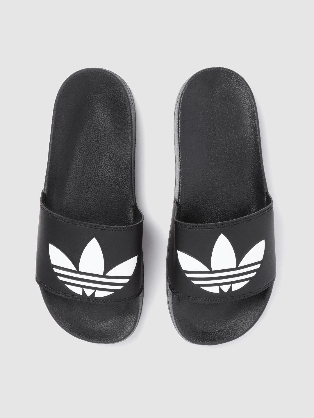 

ADIDAS Originals Men Black & White Adilette Lite Printed Sustainable Sliders