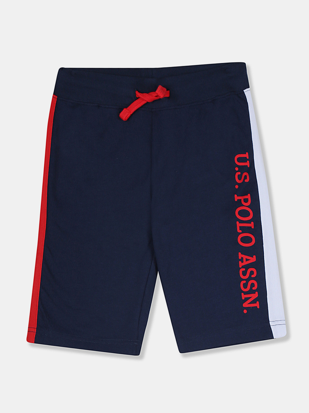 

U.S. Polo Assn. Kids Boys Blue Solid Regular Shorts