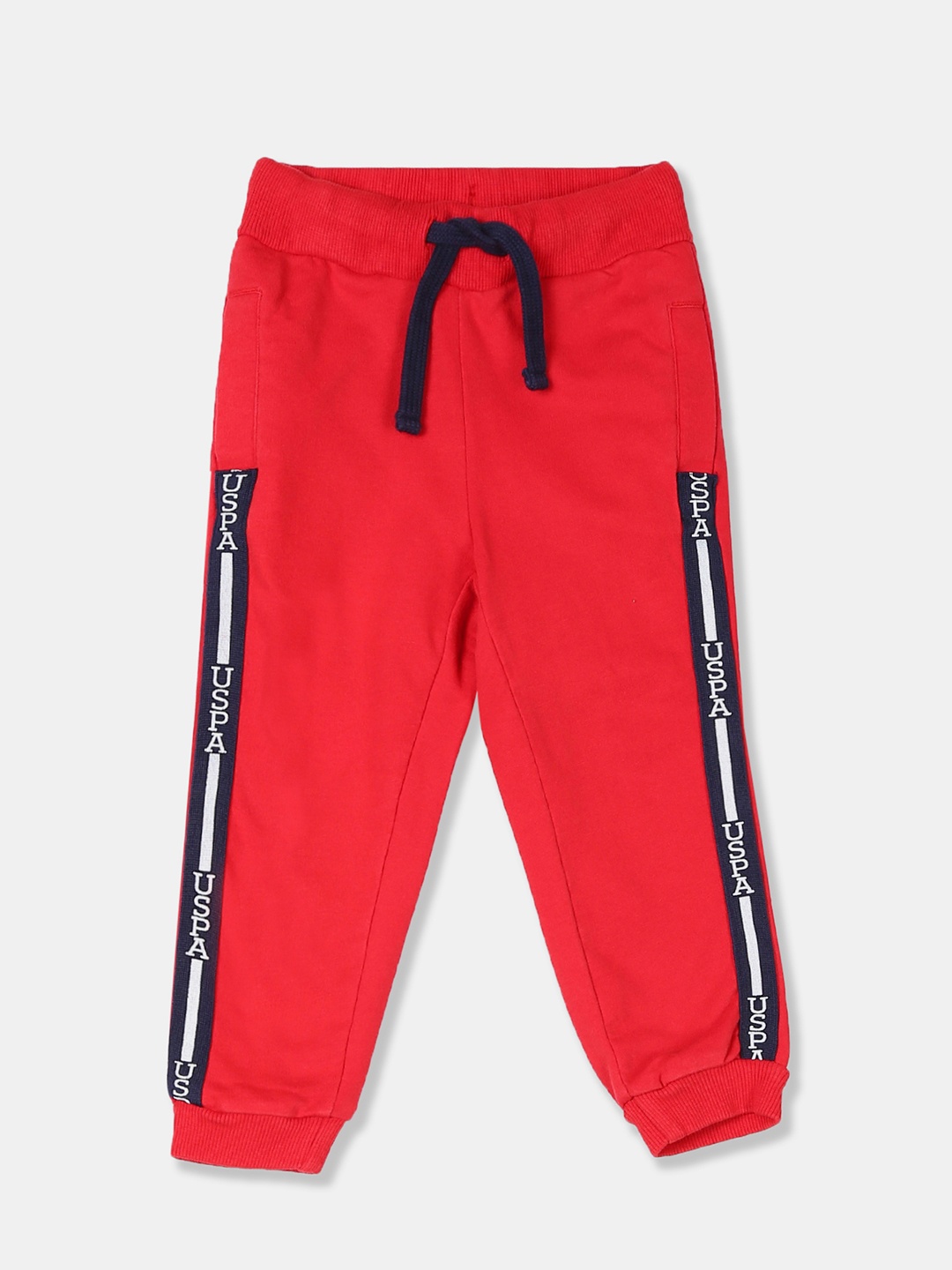 

U.S. Polo Assn. Kids Girls Red Solid Joggers