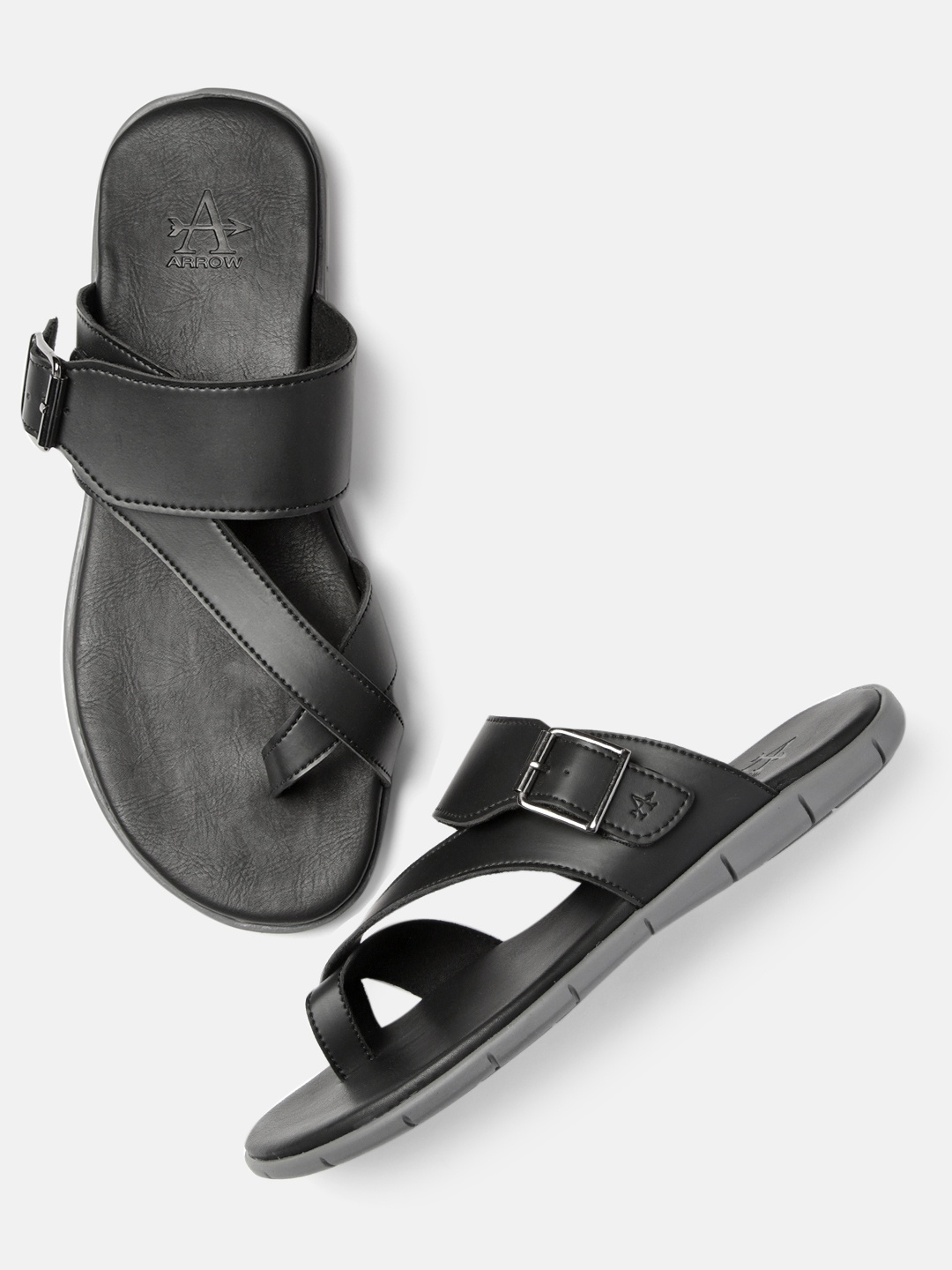 

Arrow Men Black BRADBURY 2.0 LeatherComfort Sandals