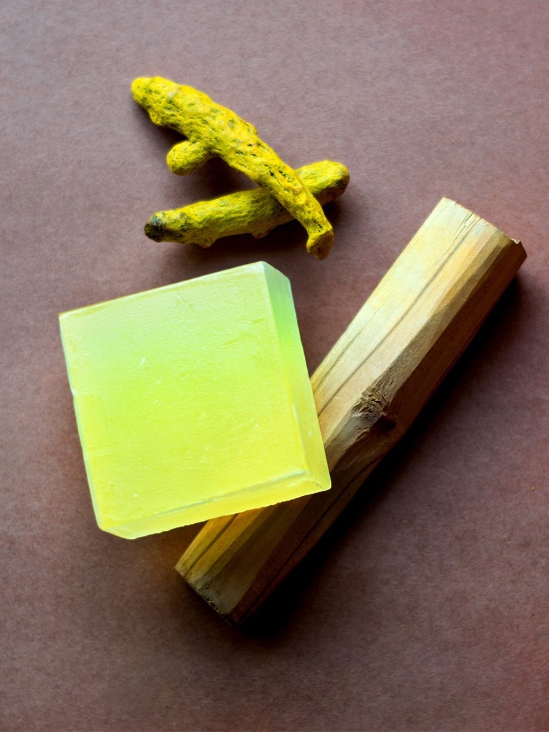 

Khadi Essentials Organic Turmeric Soap with Sandalwood Castor Shea Butter for Glowing Skin, Yellow