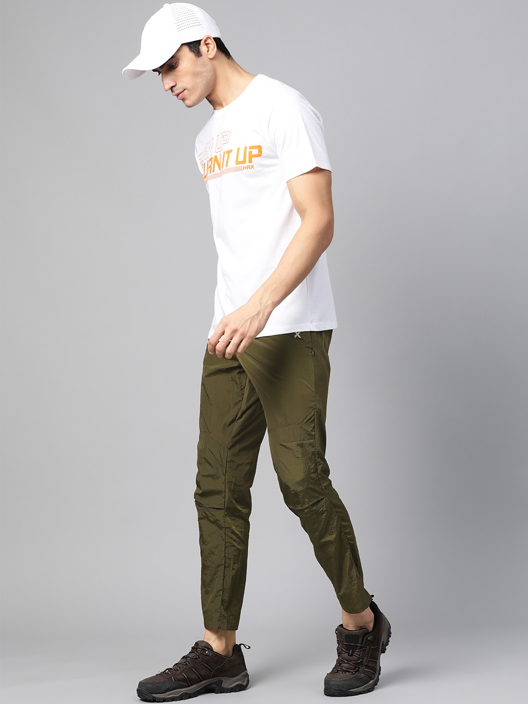 

HRX by Hrithik Roshan Men Olive Green Outdoor Trousers