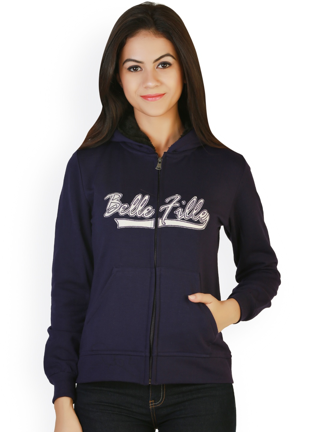 

Belle Fille Purple Hooded Sweatshirt