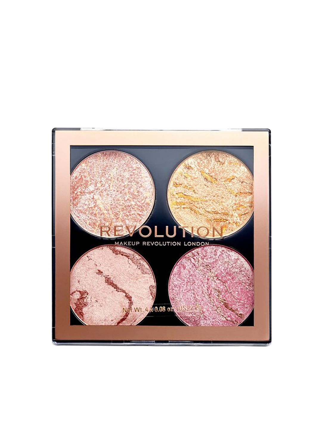 

Makeup Revolution London Cheek Highlighter Kit - Fresh Perspective, Pink