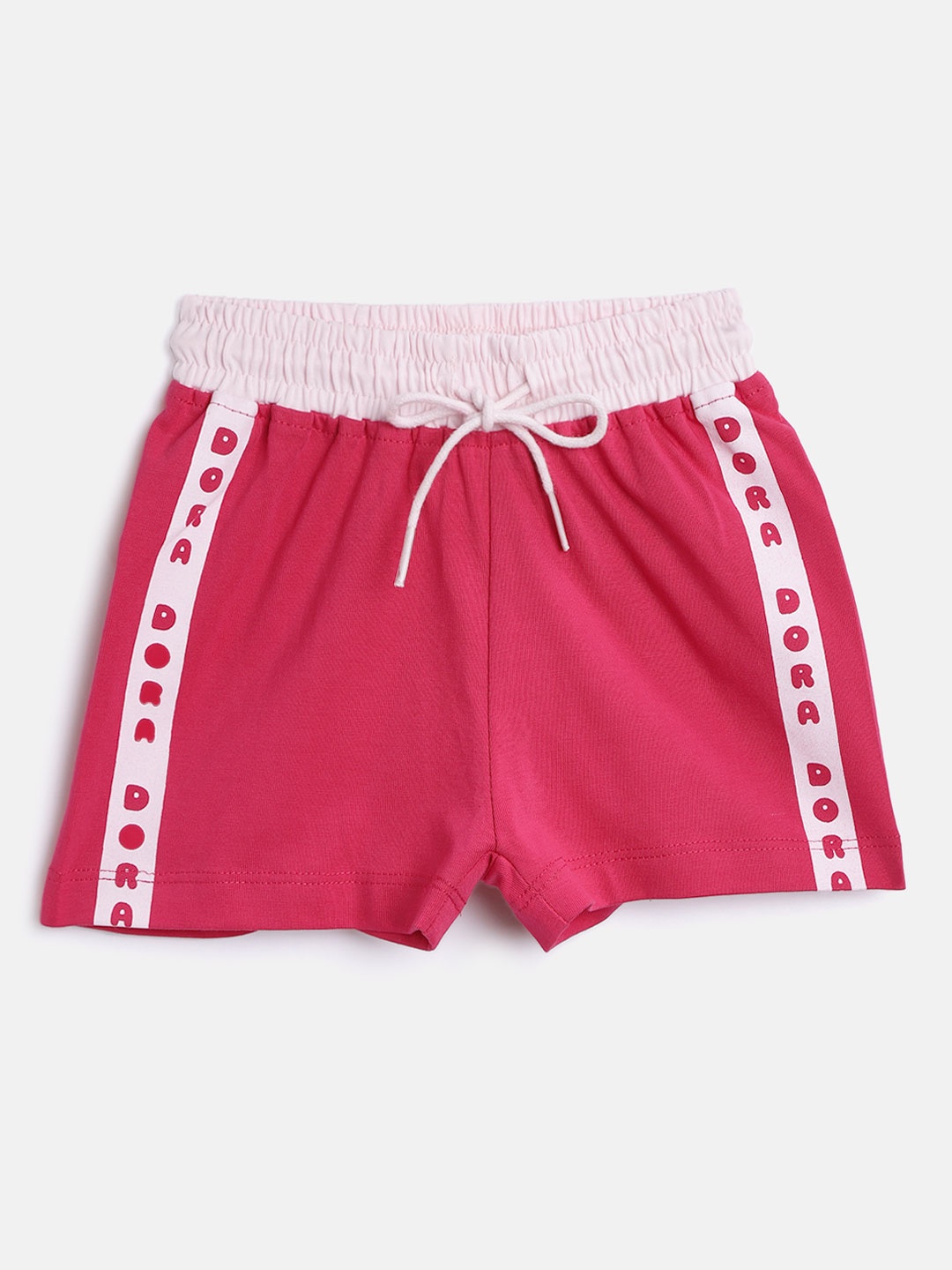 

toothless Girls Fuchsia Pink Dora Solid Regular Fit Shorts