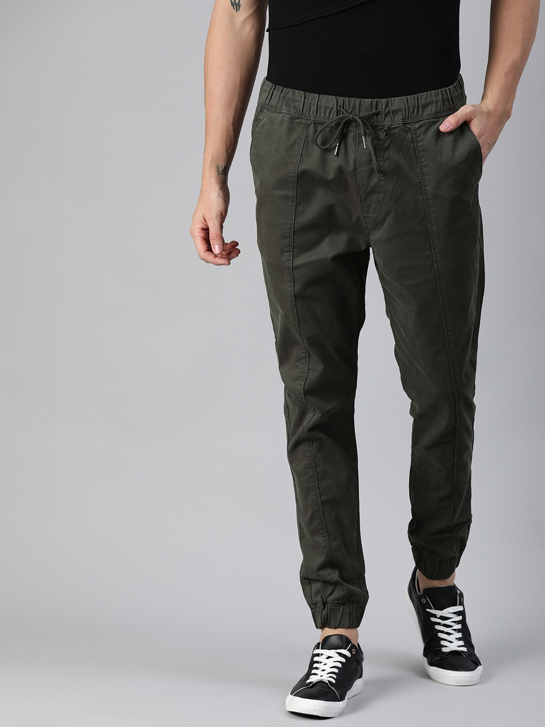

WROGN Men Grey Joggers
