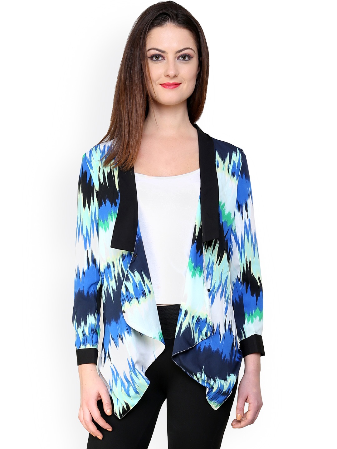 

Pannkh Multicoloured Printed Blazer, Multi