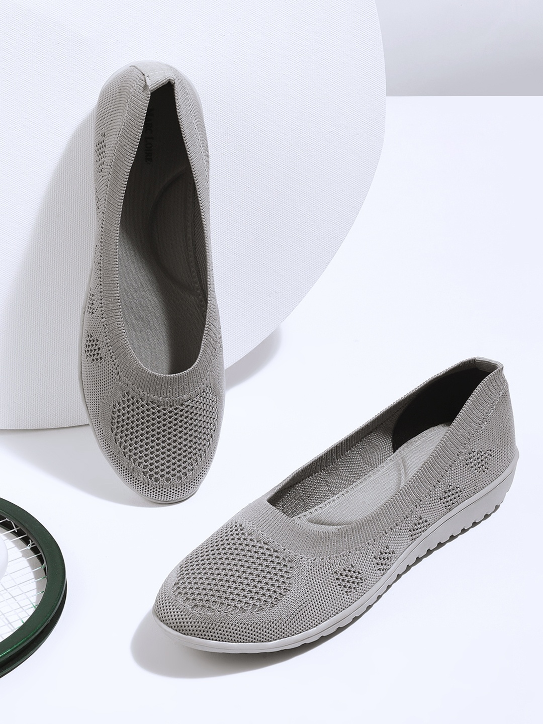 

Marc Loire Women Grey Woven Design Ballerinas