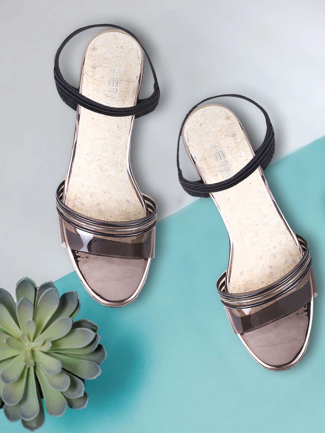 

Metro Women Black Solid Block Heels