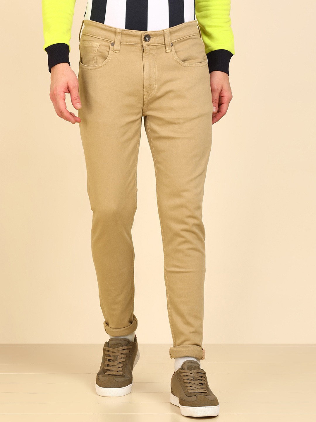 

Pepe Jeans Men Camel Brown Super Skinny Fit Stretchable Jeans