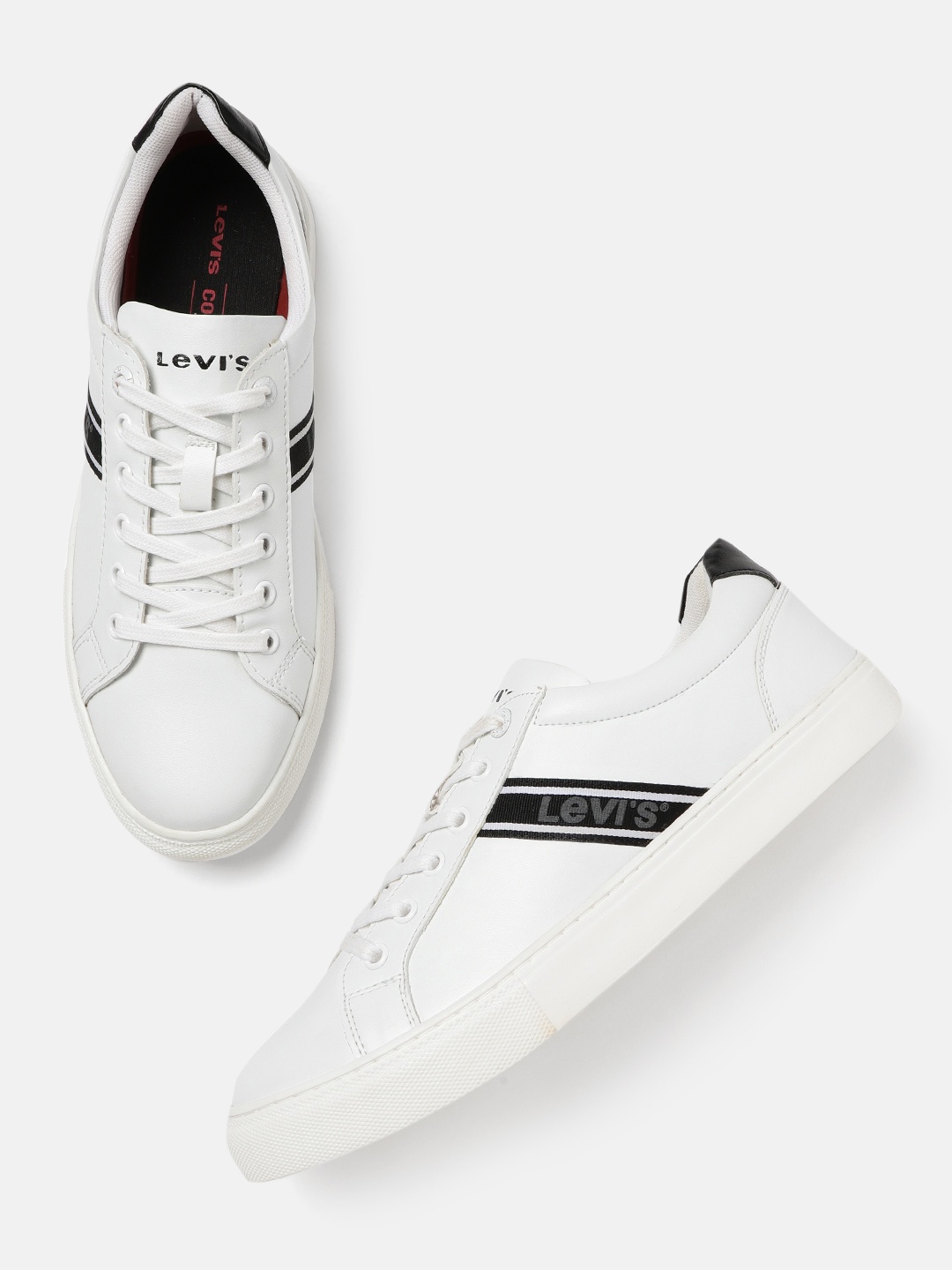 

Levis Men White BONN Sneakers