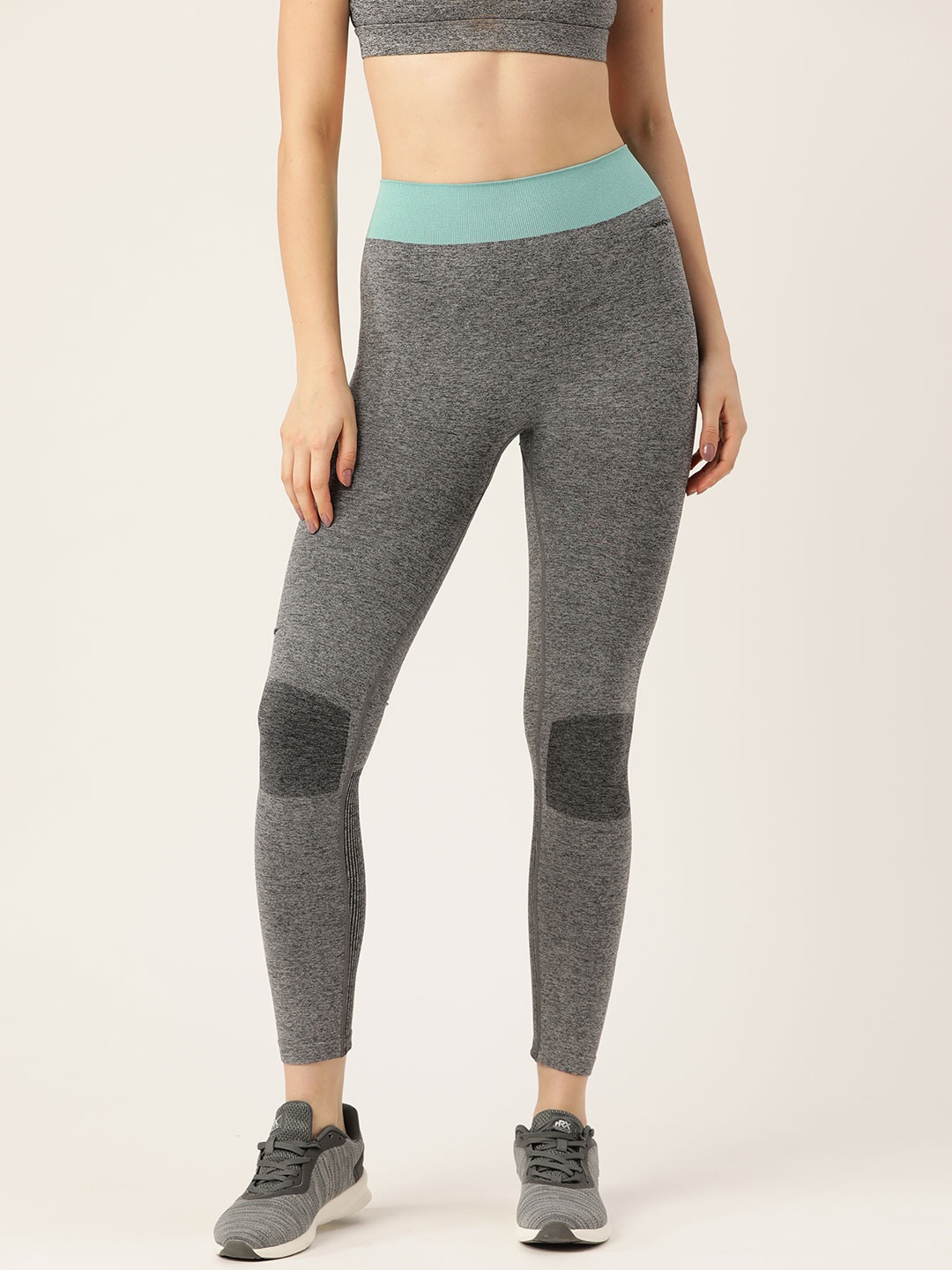 

Sweet Dreams Women Charcoal Grey Self Design Tights