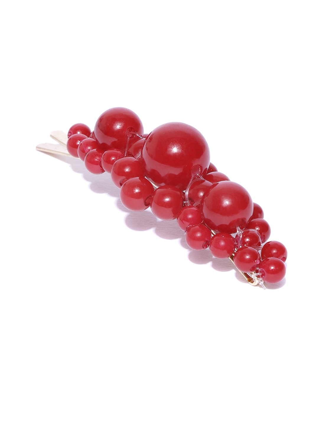 

Blueberry Women Red Beaded Bobby Pin