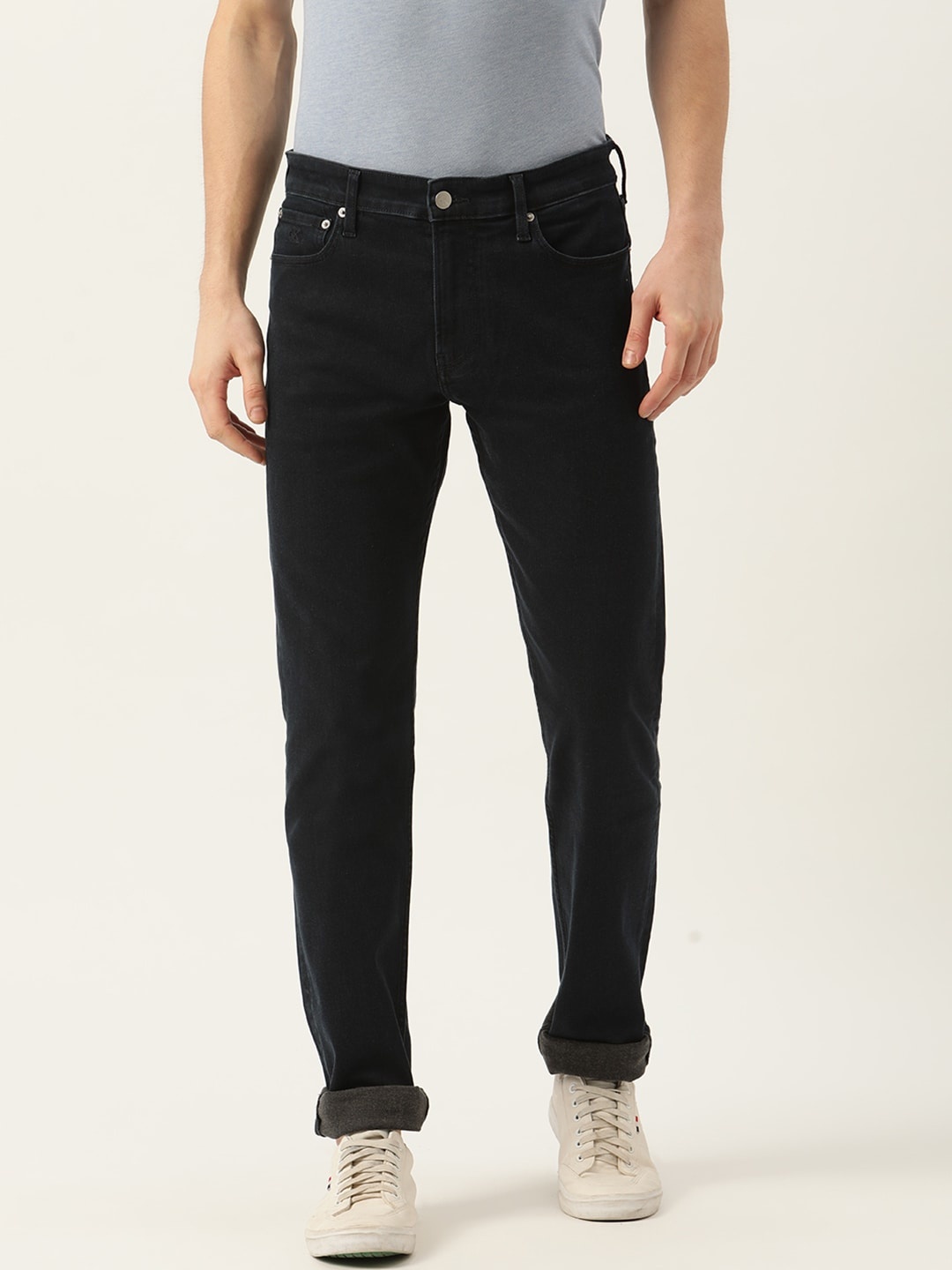 

Calvin Klein Jeans Men Navy Blue Slim Fit Stretchable Jeans