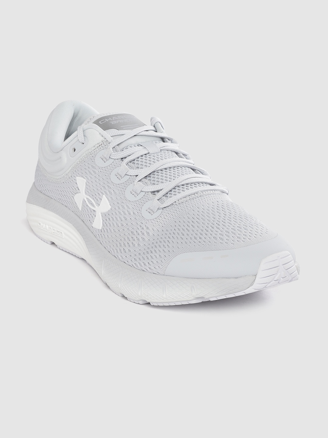 

UNDER ARMOUR Men Grey Woven Design Charged Bandit 5 Running Shoes