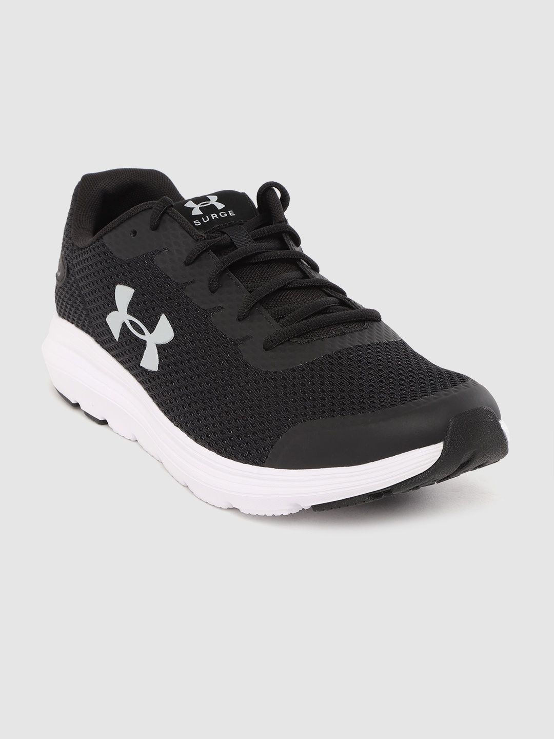 

UNDER ARMOUR Men Black Woven Design Surge 2 Running Shoes