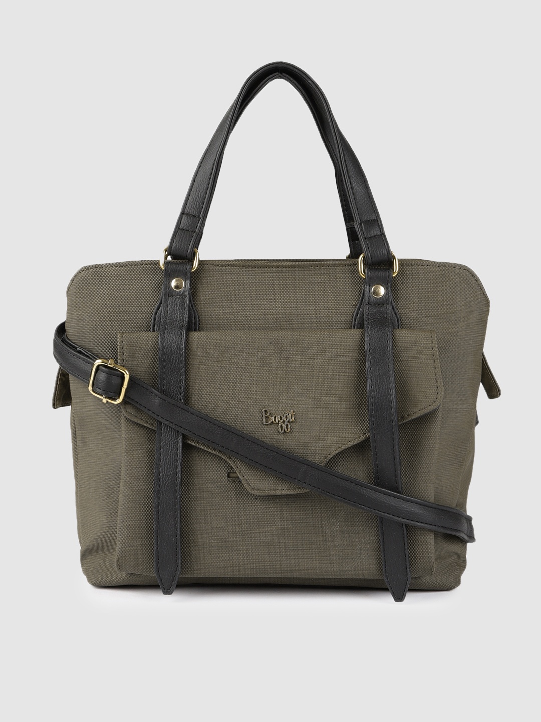 

Baggit Brown Solid Handheld Bag