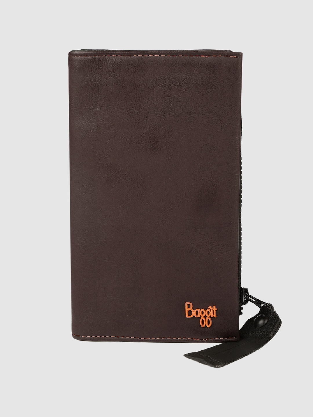 

Baggit Women Brown Solid Two Fold Wallet