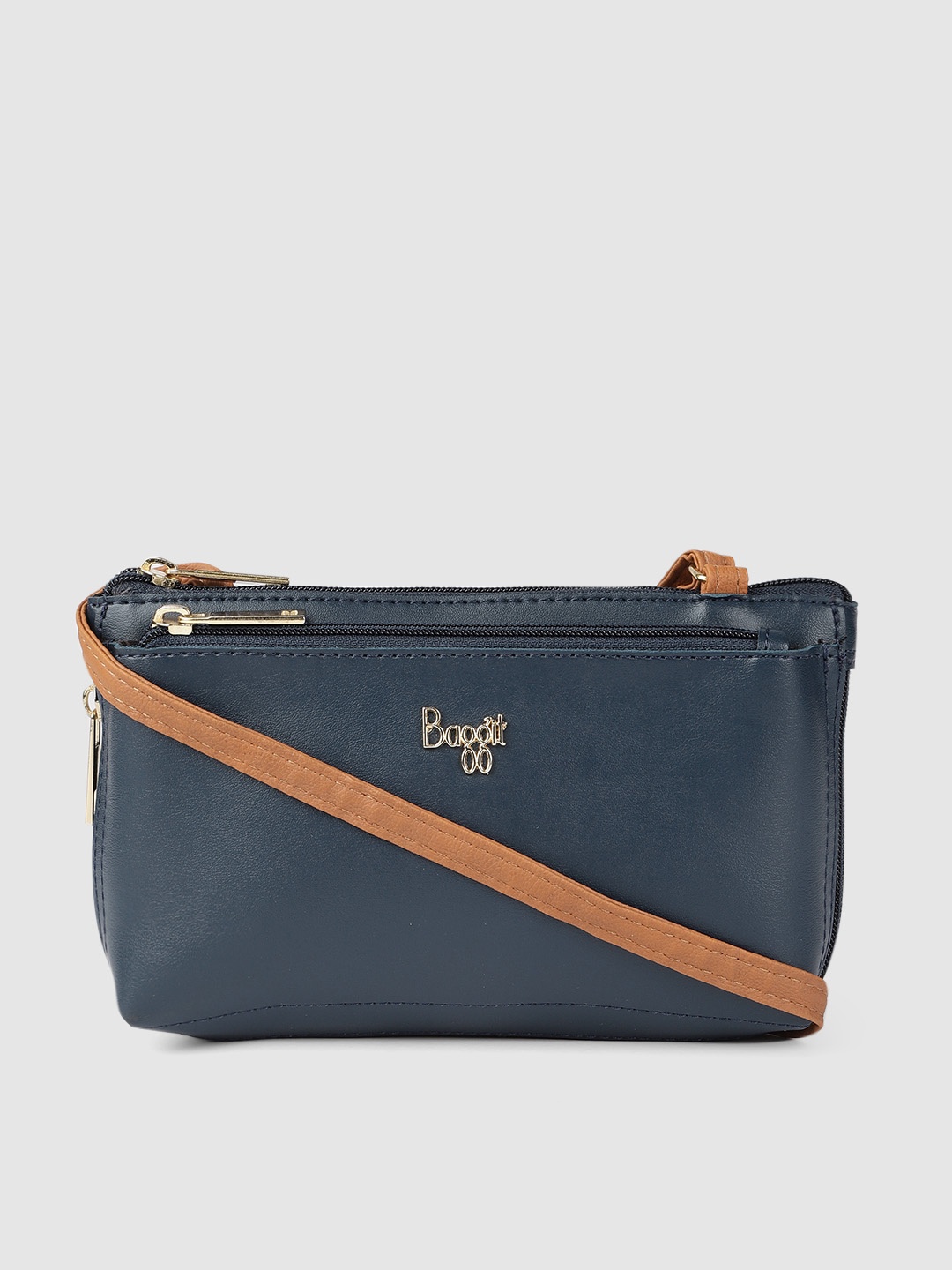 

Baggit Blue Solid Sling Bag
