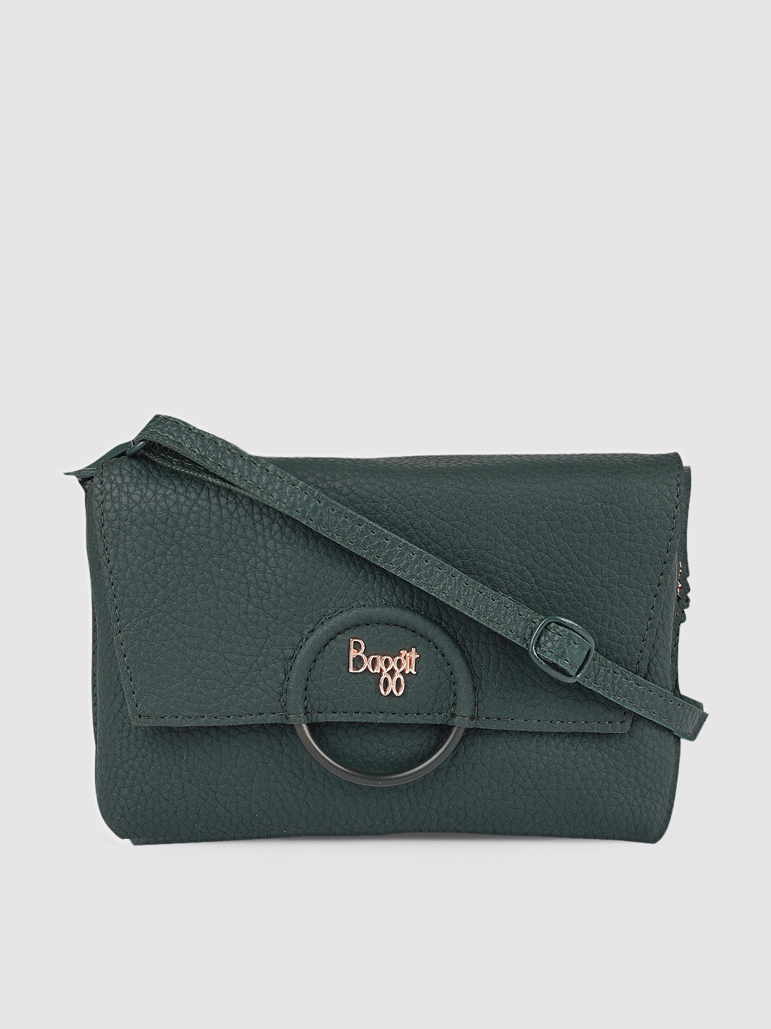 

Baggit Green Textured Sling Bag