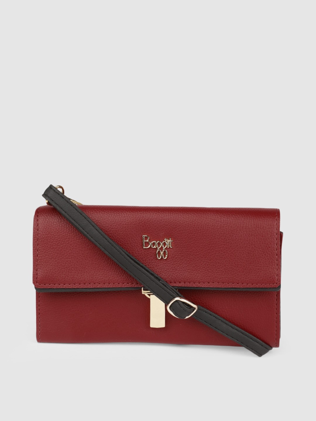 

Baggit Women Red Solid AUDREY Two Fold Wallet
