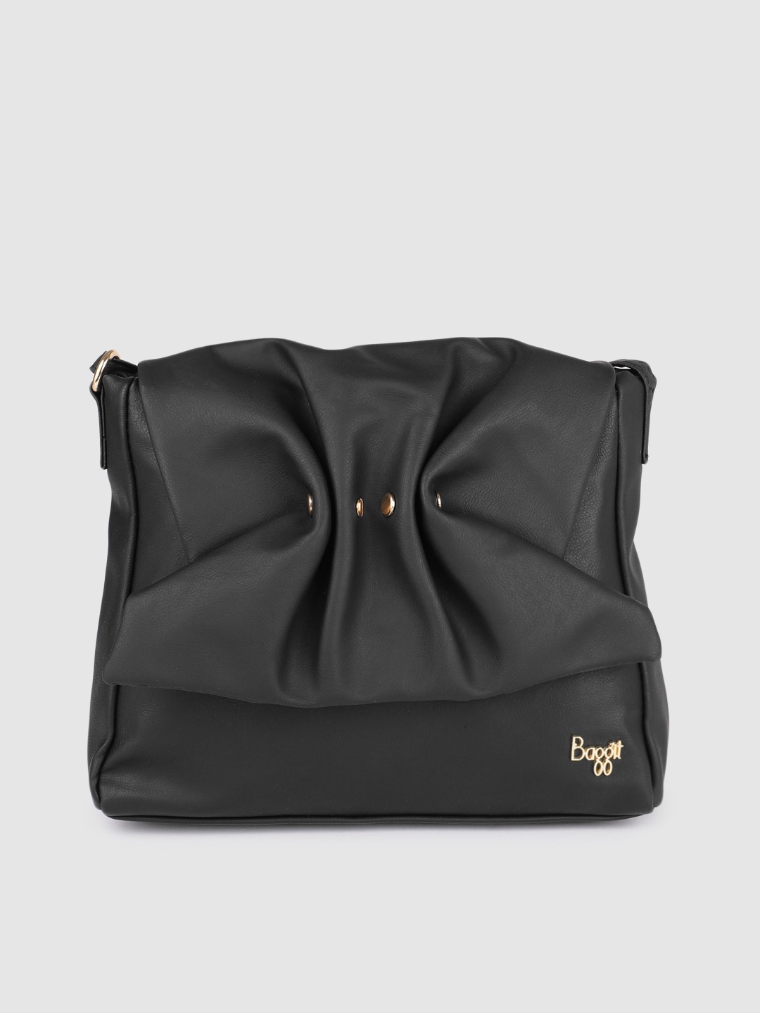 

Baggit Black Solid Sling Bag