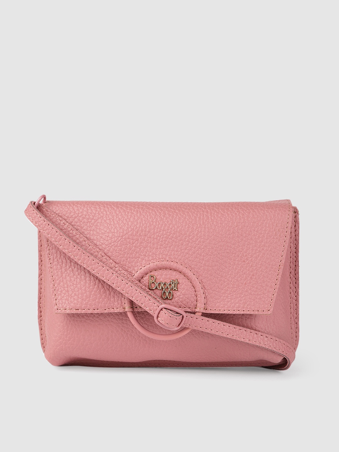 

Baggit Pink Textured Sling Bag