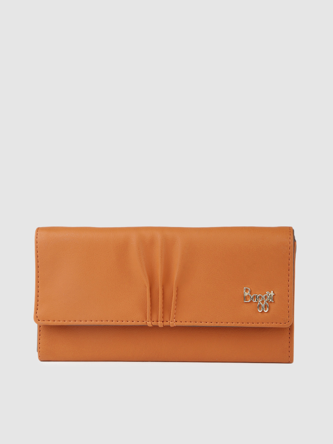 

Baggit Women Orange Solid Two Fold Wallet